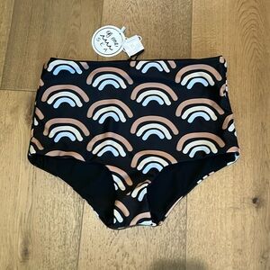 Reversible high waisted bikini bottoms.